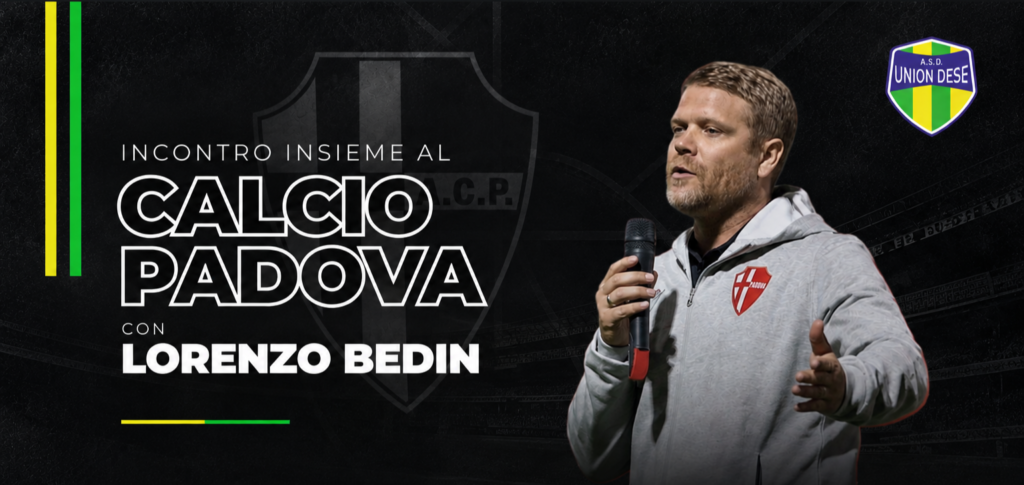 Lorenzo Bedin, Responsabile settore giovanile Calcio Padova